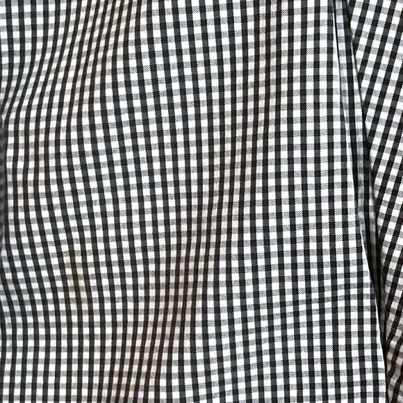 Women's Black White Gingham Rain Jacket Coat Size M - Picture 5 of 12